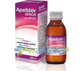 AFLOFARM FARMACJA POLSKA SP. Z O.O. Apetizer Senior Syrop o smaku malinowo-porzeczkowym 100ml