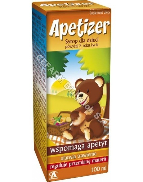 AFLOFARM Apetizer syrop dla dzieci wspomagający apetyt 100 ml