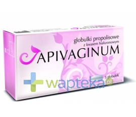 VITAPRODUKT Apivaginum globulki dopochwowe z kwasem hialuronowym i propolisem 5szt