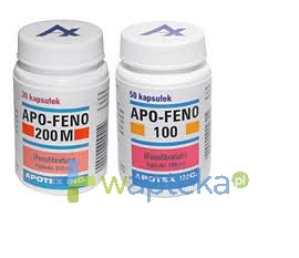 APOTEX EUROPE B.V. Apo-Feno 100 kapsułki 100mg 50 sztuk