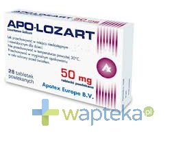 APOTEX NEDERLAND BV Apo-Lozart 50mg tabletki powlekane 28 sztuk