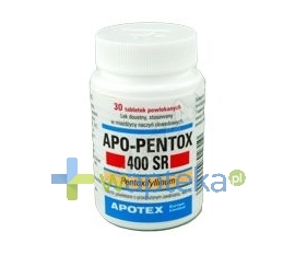 APOTEX EUROPE B.V. Apo-Pentox 400 SR tabletki powlekane 30 sztuk