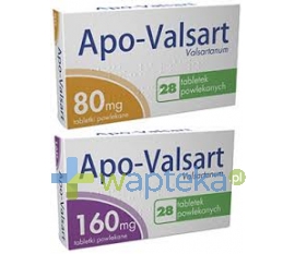 APOTEX EUROPE B.V. Apo-Valsart 160mg tabletki powlekane 28 sztuk