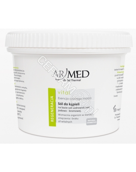 BAUMGART PHARMACEUTICALS ARMED Regeneracja sól do kąpieli 750 g