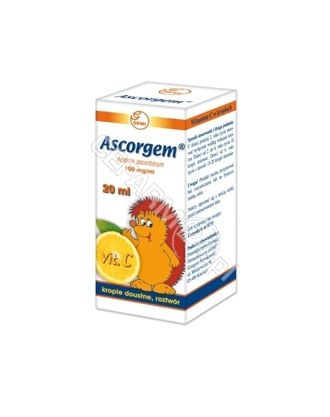 GEMI Ascorgem krople 20 ml (witamina C)