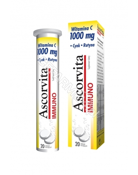 NP PHARMA Ascorvita immuno x 20 tabl musujących