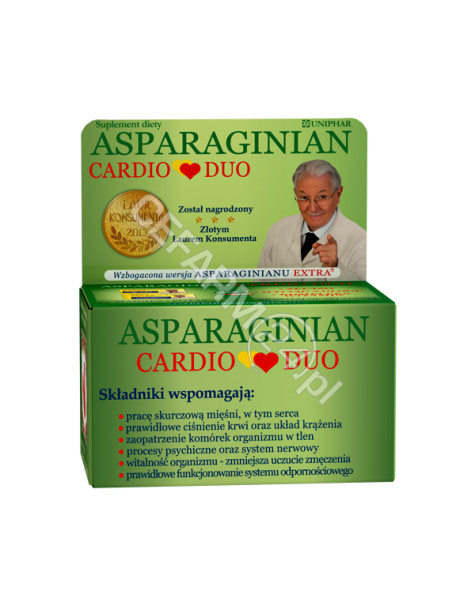 UNIPHAR Asparaginian cardioduo x 50 tabl