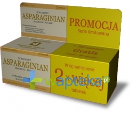 UNIPHAR SP Z O.O. Asparaginian Magnezu Potasu 100 tabletek