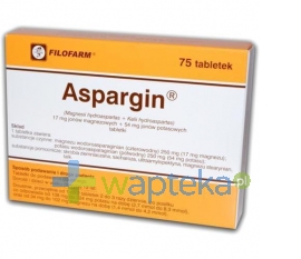 FILOFARM Aspargin, 75 tabletek