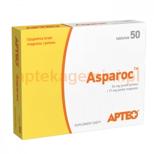 SYNOPTIS PHARMA Asparoc, Apteo, 50 tabletek