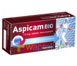 BIOFARM SP.Z O.O. Aspicam Bio 7,5mg 20 tabletek