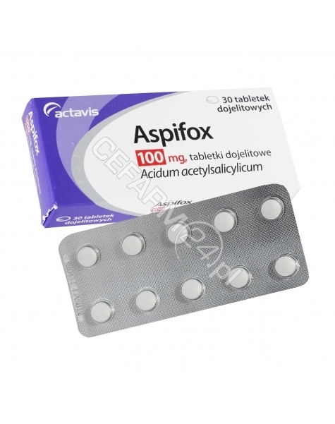 ACTAVIS Aspifox 100 mg x 30 tabl dojelitowych