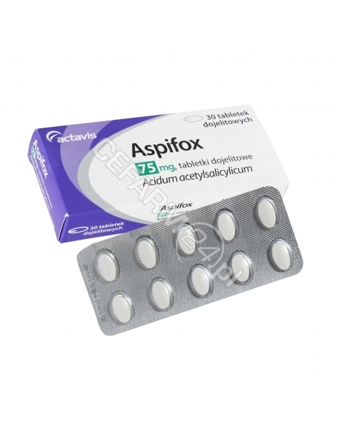 ACTAVIS Aspifox 75 mg x 30 tabl dojelitowych