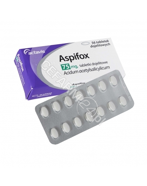 ACTAVIS Aspifox 75 mg x 56 tabl dojelitowych