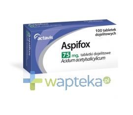 ACTAVIS GROUP PTC EHF Aspifox 75mg 100 tabletek