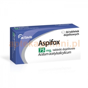 ACTAVIS Aspifox 75mg, 56 tabletek