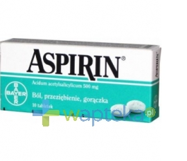 BAYER SP. Z O.O. Aspirin 500 mg 10 tabletek