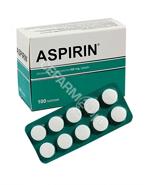INPHARM Aspirin 500 mg x 100 tabl (import równoległy - Inpharm)