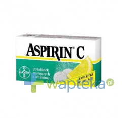 BAYER SP. Z O.O. ASPIRIN C 20 tabl musujących