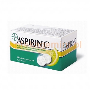 BAYER Aspirin C, 20 tabletek musujących