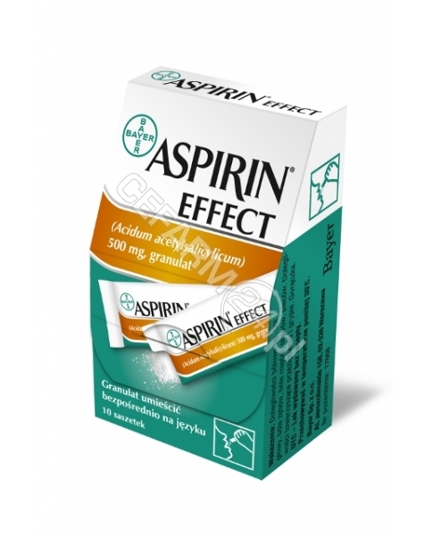 BAYER Aspirin effect 500 mg x 10 sasz