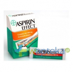 BAYER SP. Z O.O. Aspirin Effect saszetki 500mg x 10 saszetek