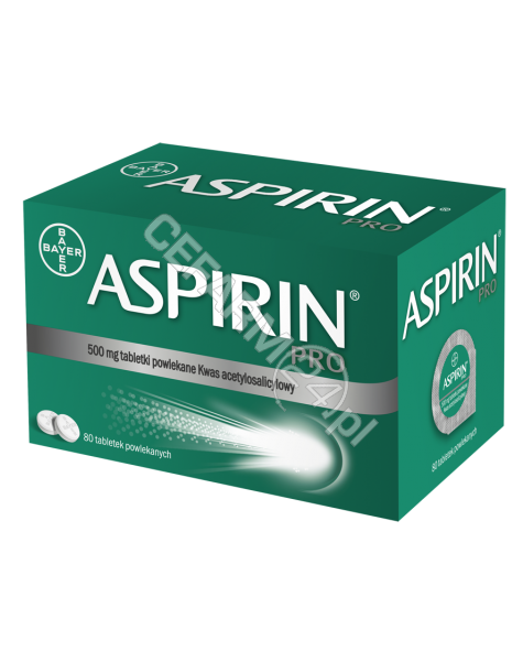 BAYER Aspirin pro 500 mg x 80 tabl powlekanych