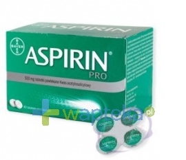 BAYER SP. Z O.O. Aspirin pro 500 mg x 80 tabletek