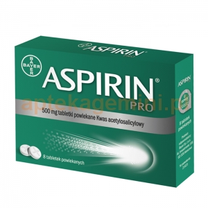 BAYER Aspirin Pro 500mg, 8 tabletek