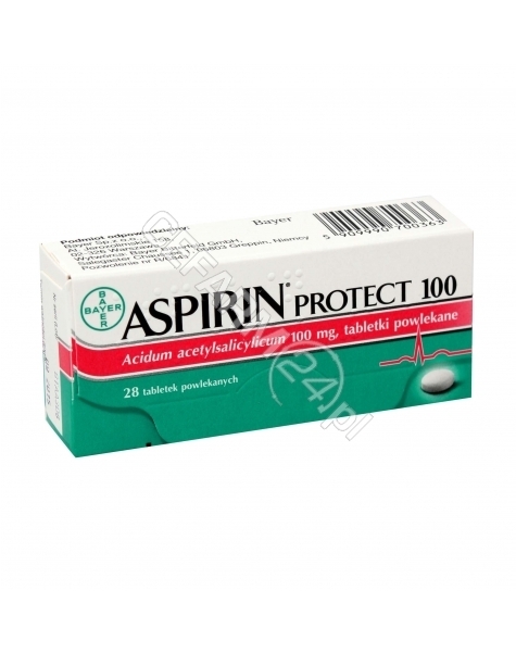 BAYER Aspirin protect ( cardio ) 100 mg x 28 tabl powlekanych