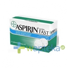 BAYER SP. Z O.O. Aspirin ULTRA FAST 12 tabletek musujących