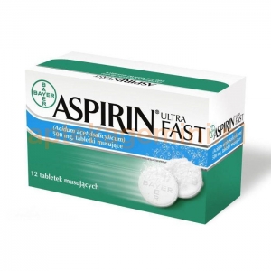 BAYER Aspirin Ultra Fast (Migrena), 12 tabletek musujących