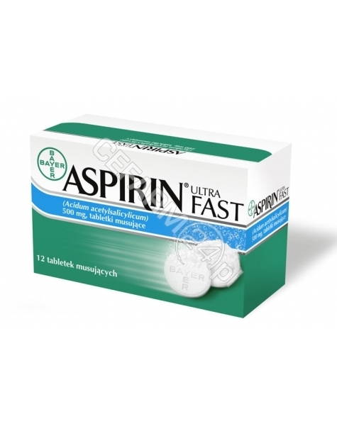 BAYER Aspirin Ultra Fast x 12 tabl musujących