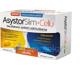 AFLOFARM FARMACJA POLSKA SP. Z O.O. Asystor Slim Cellu 60 tabletek