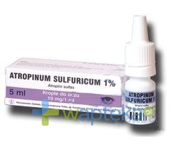 WARSZAWSKIE ZAKŁ.FARM. POLFA S.A. Atropinum sulfuricum 1% krople do oczu 5 ml