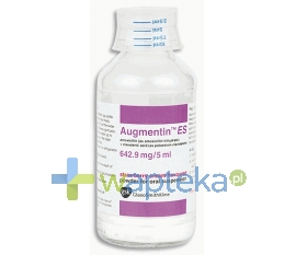 GLAXO WELLCOME S.A. Augmentin ES preparat do przygotowania zawiesiny (642,9 mg / 5 ml) 50 ml