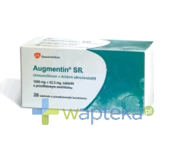 GLAXOSMITHKLINE PHARMACEUTICALS S.A. Augmentin SR tabletki 1 g + 62,5 mg 28 sztuk
