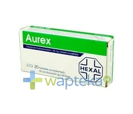 HEXAL POLSKA SP. Z O.O. Aurex 20 tabletki powlekane 20 mg 20 sztuk