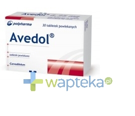 ZAKŁADY FARMACEUTYCZNE POLPHARMA S.A. Avedol 12,5 mg tabletki powlekane 30 sztuk