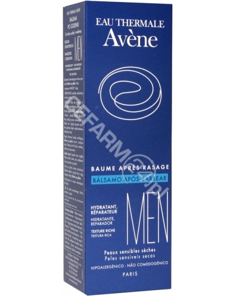 AVENE Avene Men balsam po goleniu do skóry suchej i wrażliwej 75 ml