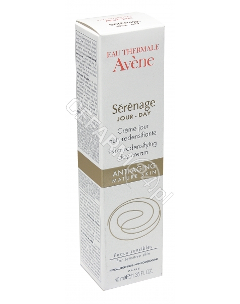 AVENE Avene serenage krem odżywczy na dzień przywracający gęstość skóry 40 ml + Avene woda termalna 50 ml