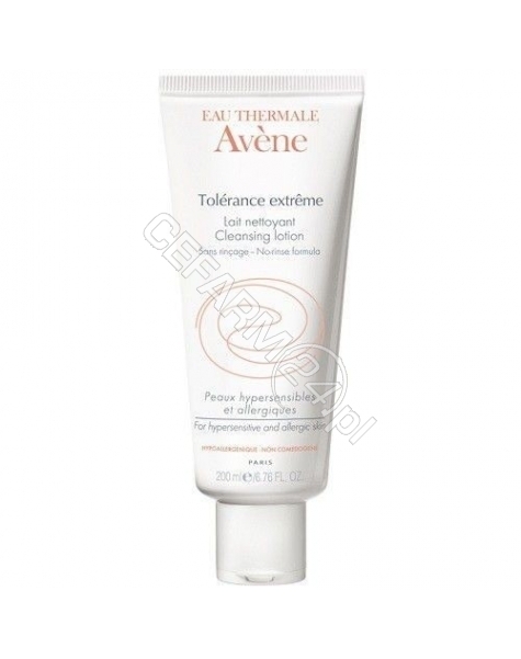 AVENE Avene tolerance extreme mleczko oczyszczające bez spłukiwania 200 ml