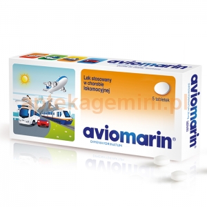 TEVA Aviomarin 50mg, 5 tabletek