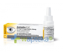 URSAPHARM POLAND SP.Z O.O. Azelastin POS 0,5 mg/ml krople do oczu roztwór 10 ml