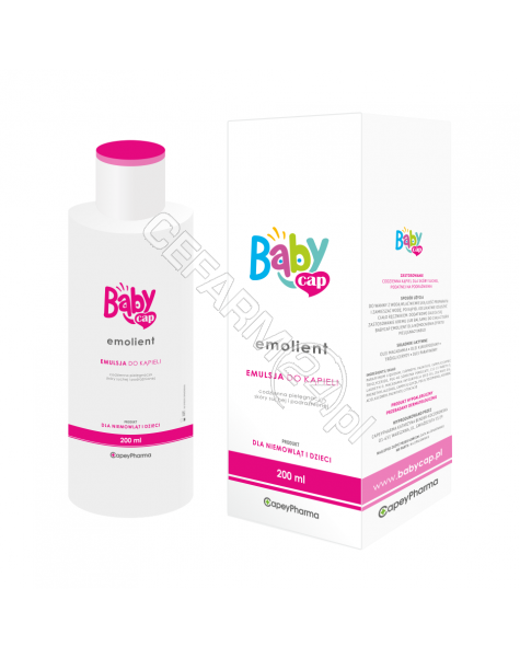 CAPEYPHARMA Babycap emolient emulsja do kąpieli 200 ml