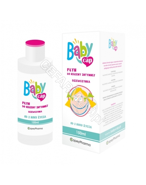 CAPEYPHARMA Babycap płyn do higieny intymnej DZIEWCZYNKA 150 ml