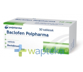 ZAKŁADY FARM. Baclofen tabletki 10 mg 50 sztuk