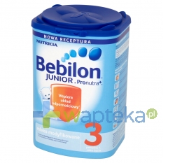 NUTRICIA POLSKA SP. Z O.O. Bebilon Junior 3 z Pronutra+ proszek 800g + Płyta CD Gratis !!!