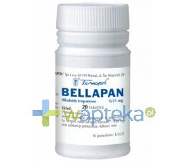 FARMAPOL SP. Z O.O. Z.CH.-F. Bellapan tabletki 0,25 mg 20 sztuk