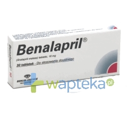 BERLIN CHEMIE AG Benalapril 10, 10 mg tabletki 30 sztuk
